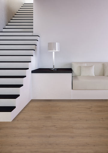 Klick-Vinyl in Holzoptik - Farbe Beige im Dekor Malachit