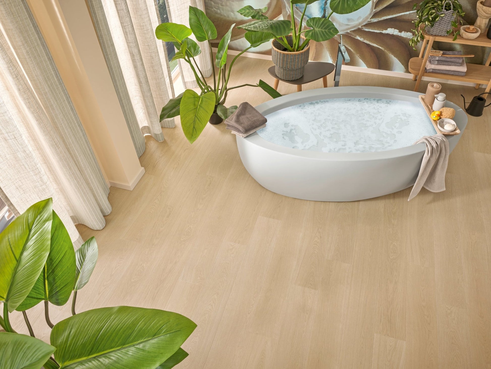 JOKA Deluxe XPLORA NEXT 833 FINESSE Naturdesignboden mit PRO-C.Xpress-System Oak infinity palewhite V4 Naturdesignboden